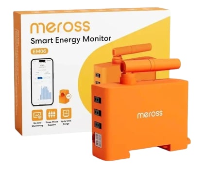 Czujnik Meross Inteligentny monitor zużycia energii Wi-Fi EM06P-EU